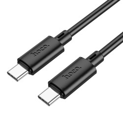 Καλώδιο Hoco X88 Gratified USB-C σε USB-C 60W 3A Μαύρο 2m