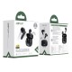 Wireless Earphones Hands Free Acefast W2 TWS v5.4 400mAh 8hr Λειτουργίας ANC και 4-Mic ENC Τεχνολογία IPX4 με LED Display Μαύρα