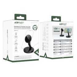 Επιτραπέζια Βάση Ασύρματης Φόρτισης Acefast E26 15W με LED Ένδειξη Λειτουργίας Συμβατή με MagSafe Μαύρη