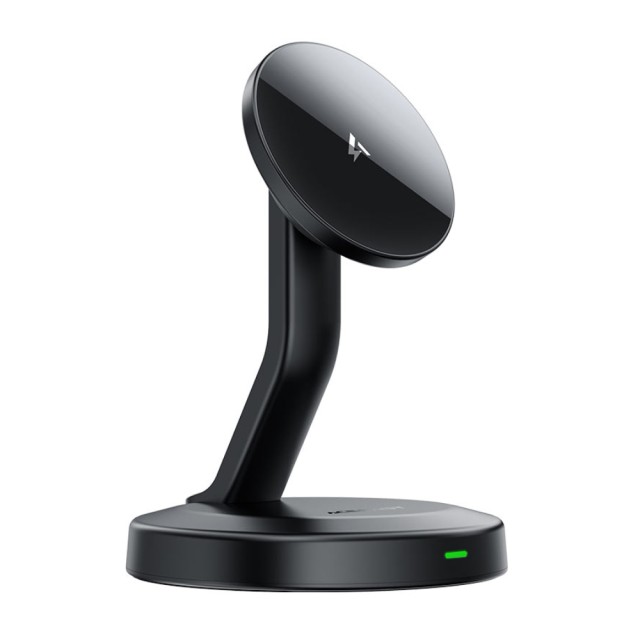 Επιτραπέζια Βάση Ασύρματης Φόρτισης Acefast E26 15W με LED Ένδειξη Λειτουργίας Συμβατή με MagSafe Μαύρη