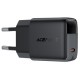 Φορτιστής Ταξιδίου Acefast A113 Fast Charging USB-C PD20W GaN με Digital Ένδειξη Φόρτισης Μαύρος