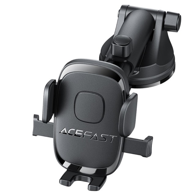 Βάση Στήριξης Αυτοκινήτου Acefast D57 Mount Holder για Συσκευές 4.5" – 6.9" με One-key Lock 360° και Δυνατότητα Επέκτασης Βραχίονα Μαύρη