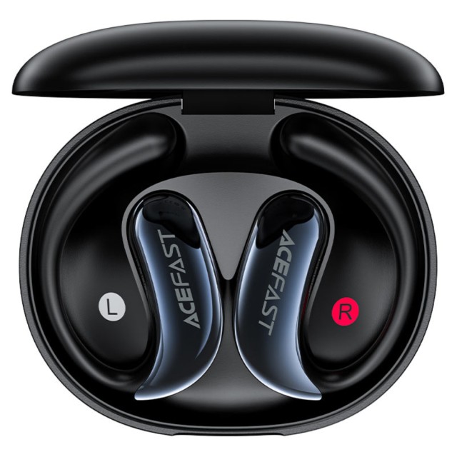 Wireless Earphones Hands Free Acefast FA005 TWS Ultra Thin v5.4 400mAh 20hr Λειτουργίας ENC IPX4 Μαύρα