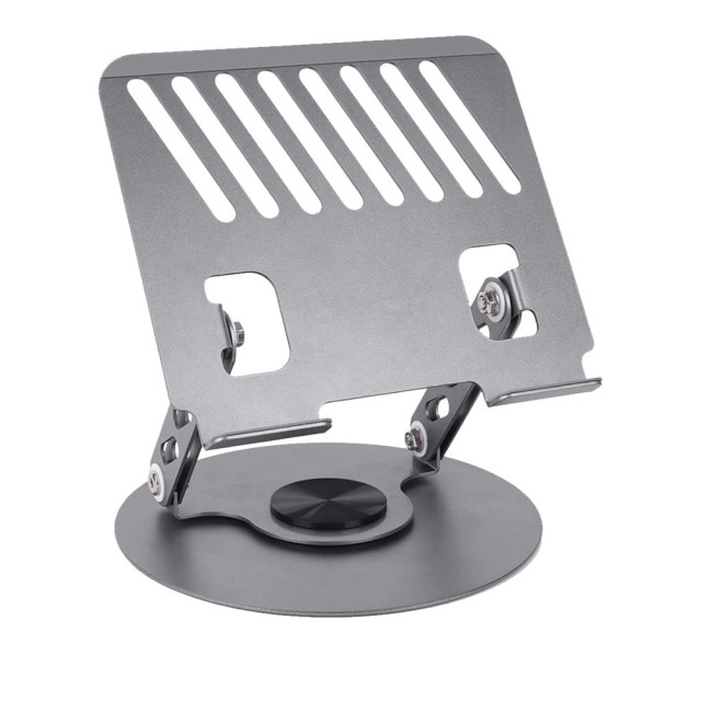 Βάση Στήριξης Επιτραπέζια Hoco. DH21 Leader Mini Αναδιπλούμενη για Λάπτοπ και Τάμπλετ 7"-14" με Περιστροφή 360°