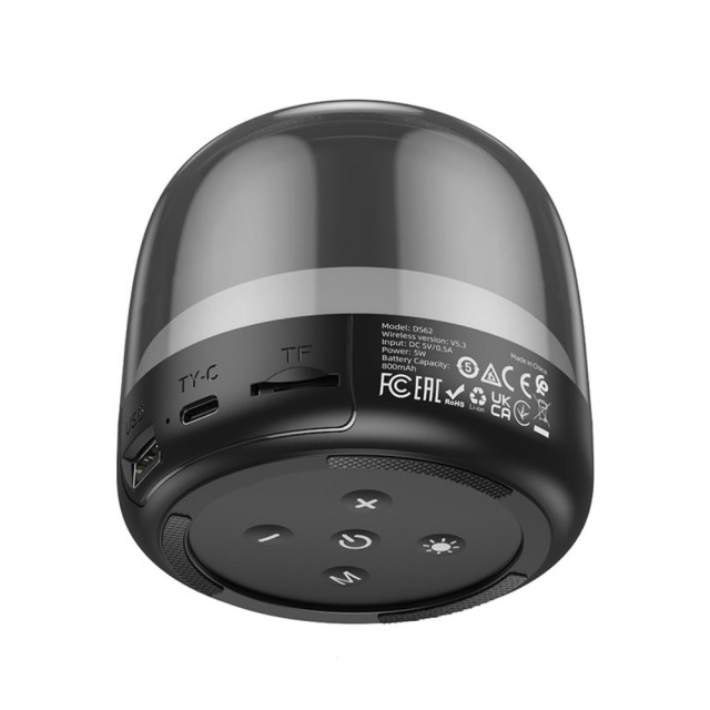 Ηχείο Wireless Hoco. DS62 Tiny Colorful 5W BT v5.3, USB, TF Card και 3.5mm