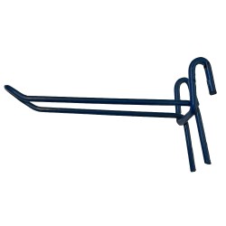 Γάντζος Διπλός 13cm Μεταλλικός Πλέγματος Μπλε