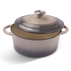 Κατσαρόλα Εμαγιέ 22x9.5cm 2.7lt Lamart IRON LT1301