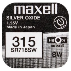 Buttoncell Maxell 315 SR716SW 1.55V Τεμ. 1