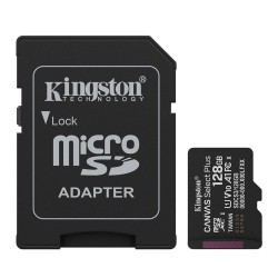 Κάρτα Μνήμης Kingston Canvas Select Plus+ MicroSDXC 128GB Class 10 με SD Adapter έως 150MB/s SDCS3/128GB