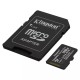 Κάρτα Μνήμης Kingston Canvas Select Plus+ MicroSDXC 128GB Class 10 με SD Adapter έως 150MB/s SDCS3/128GB