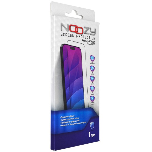 Tempered Glass Noozy Full Face Resistant Flex 9H για Xiaomi Redmi 15 5G Tempered Glass Noozy Full Face Resistant Flex 9H για Xiaomi Redmi 15 5G