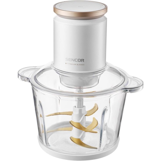 Πολυκόπτης Multi με Γυάλινο Δοχείο & 6 Λεπίδες Τιτανίου 3000ml 800W Sencor SCB 7000WH Λευκός Πολυκόπτης Multi με Γυάλινο Δοχείο & 6 Λεπίδες Τιτανίου 3000ml 800W Sencor SCB 7000WH Λευκός