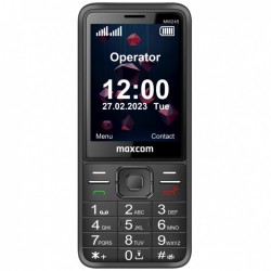 Maxcom Classic MM245 2.8" 4G με Bluetooth, Ραδιόφωνο, Κάμερα και Μεγάλα Γράμματα Μαύρο