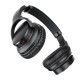 Wireless Ακουστικά Stereo Acefast H10 500mAh v5.4 Hi-Fi με Μικρόφωνο AUX USB-C 60ώρες Λειτουργία Μαύρα