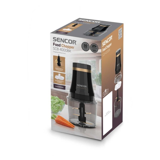 Πολυκόπτης Multi Sencor SCB 4000BK 400W με Δοχείο 1L me 4 Λεπίδες Πολυκόπτης Multi Sencor SCB 4000BK 400W με Δοχείο 1L me 4 Λεπίδες