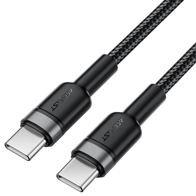 Καλώδιο Σύνδεσης Acefast C22-03 USB-C σε USB-C Braided USB2.0 3A 60W 1.2m Μαύρο