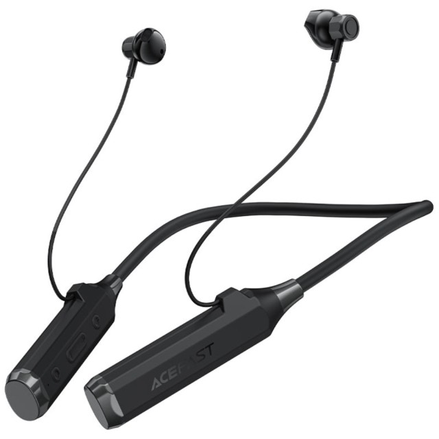 Wireless Earphones Hands Free Acefast N6 Magnetic v5.4 1000mAh 130hr Αναπαραγωγής IPX4 Μαύρα