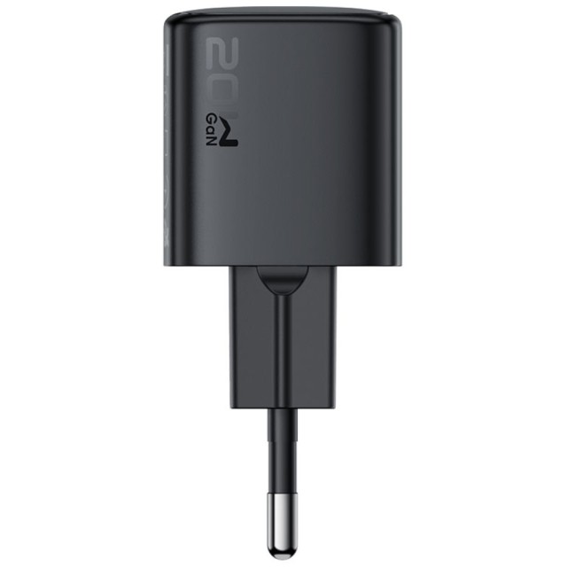 Φορτιστής Ταξιδίου Acefast A117 Mini Fast Charging USB-C PD20W 3A GaN Μαύρος