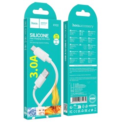 Καλώδιο Hoco X122 USB-A σε USB-C 3.0A Fast Charging Λευκό 1m