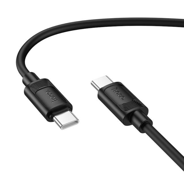 Καλώδιο σύνδεσης X122 Benefit USB-C σε USB-C PD60W 3A για Γρήγορη Φόρτιση Μαύρο 1m