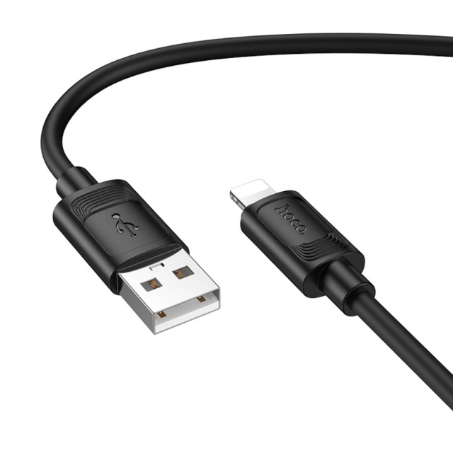 Καλώδιο Hoco X122 USB-A σε Lightning 2.4A Fast Charging Μαύρο 1m
