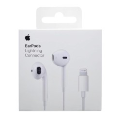 Hands Free Stereo Apple EarPods (2024) Lightning MWTY3ZM/A Λευκό