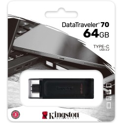 USB 3.2 Kingston Flash Drive 64GB USB-C DT70/64GB