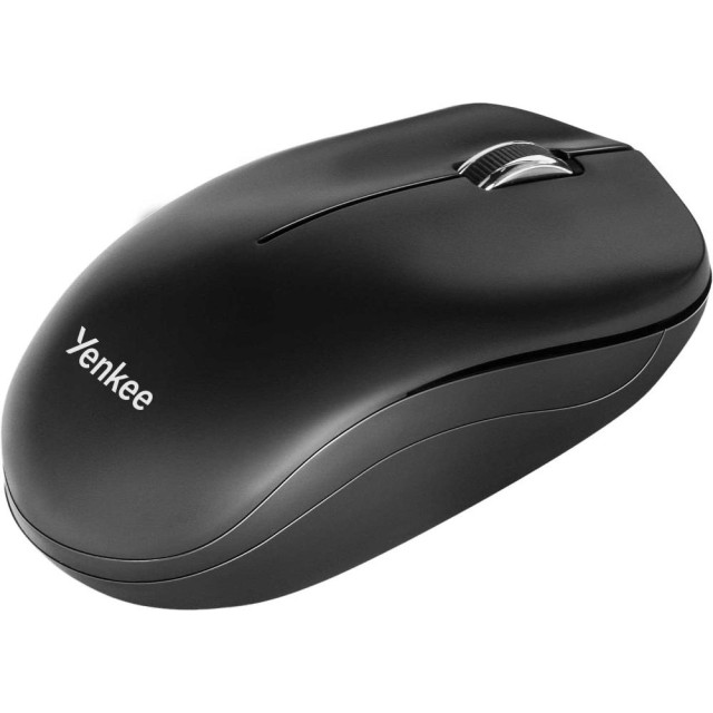 Σετ Ασύρματο Πληκτρολόγιο και Ποντίκι Yenkee YKM 2006CS με Αθόρυβα Πλήκτρα και Ρυθμιζόμενη Τιμή DPI Μαύρα Σετ Ασύρματο Πληκτρολόγιο και Ποντίκι Yenkee YKM 2006CS με Αθόρυβα Πλήκτρα και Ρυθμιζόμενη Τιμή DPI Μαύρα