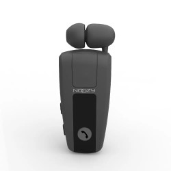 Bluetooth Hands Free Noozy Roller BH69 V 6.0 με LED Οθόνη Δόνηση και Strap Λαιμού Multi Pairing Μαύρο με 11 Ώρες Λειτουργίας