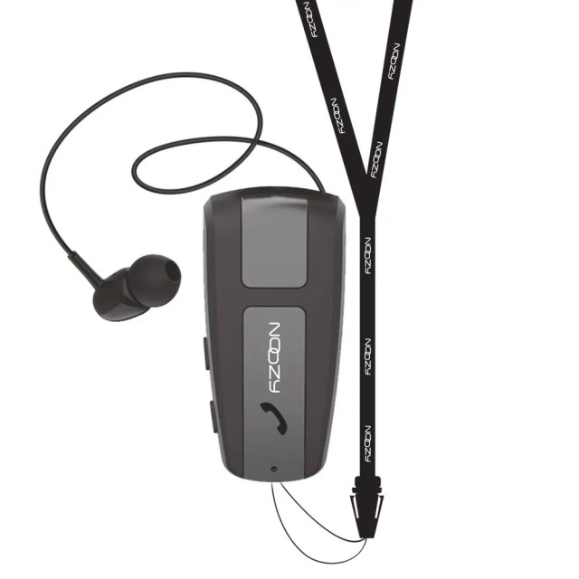 Bluetooth Hands Free Noozy Roller BH68 V 6.0 με Δόνηση και Strap Λαιμού Multi Pairing Μαύρο Bluetooth Hands Free Noozy Roller BH68 V 6.0 με Δόνηση και Strap Λαιμού Multi Pairing Μαύρο