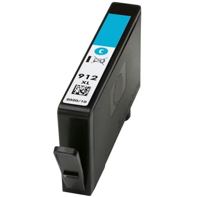 Μελάνι HP Συμβατό 912XL C (3YL81AE) Σελίδες:825 Cyan για Officejet, Officejet PRO 8010e, 8012e, 8014e, 8015e, 8017, 8020, 8022e, 8023, 8024e, 8025e