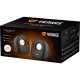 Yenkee YSP 2001BK Stereo Mini Ηχεία 2.0 6W Παροχή Ρεύματος μέσω USB-A Μαύρα
