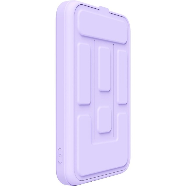 Power Bank Yenkee YPB 501 5000mAh 15W 3A MagSafe Ασύρματη Φόρτιση και 1xUSB-C PD20W, LED Ένδειξη Μπαταρίας Μωβ