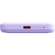 Power Bank Yenkee YPB 501 5000mAh 15W 3A MagSafe Ασύρματη Φόρτιση και 1xUSB-C PD20W, LED Ένδειξη Μπαταρίας Μωβ