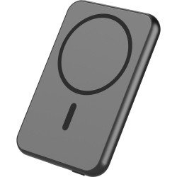 Power Bank Yenkee YPB 502 5000mAh 15W 3A MagSafe Ασύρματη Φόρτιση με 1xUSB-C PD20W, LED Ένδειξη Μπαταρίας και Μεταλλικό Κέλυφος Γκρι