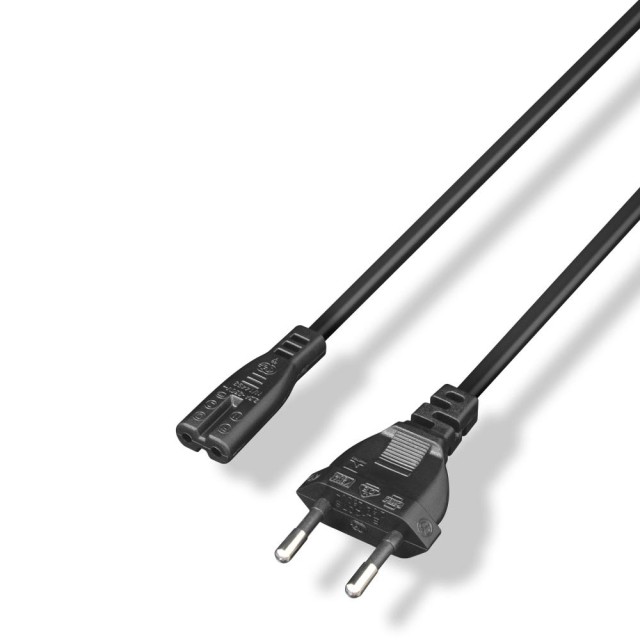 Καλώδιο Τροφοδοσίας Universal Yenkee YPC 570 2pin IEC 320 C7 1.5m