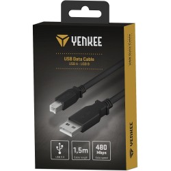 Καλώδιο Σύνδεσης Yenkee YCU 015 USB-A σε USB-B 2.0 480Mbps 1.5m