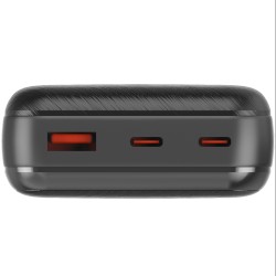 Power Bank Energizer UE20055PQ 20000mAh PD22.5W Fast Charge με 2xUSB-C 1xUSB-A και LED Ένδειξη Μπαταρίας Μαύρο