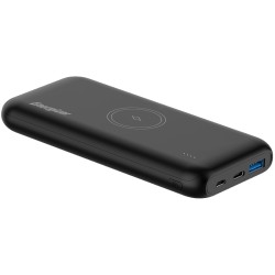 Power Bank Energizer QE10009PQ 10000mAh PD20W με 1xUSB-C 1xUSB-A Ασύρματη Φόρτιση 15W και LED Ένδειξη Μπαταρίας Μαύρο