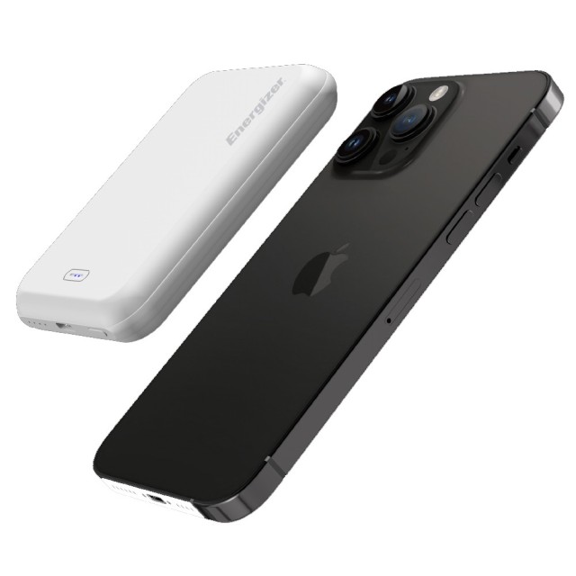 Power Bank Energizer QM5000 5000mAh 15W Fast Charge με 1xUSB-C Ασύρματη Φόρτιση 15W και LED Ένδειξη Μπαταρίας Λευκό
