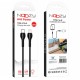 Καλώδιο Σύνδεσης και Φόρτισης Noozy A45 Power USB-C σε Lightning Fast Charging 30W Μαύρο 1m