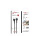Καλώδιο Σύνδεσης και Φόρτισης Noozy A45 USB σε Lightning 2.4A Μαύρο 1m