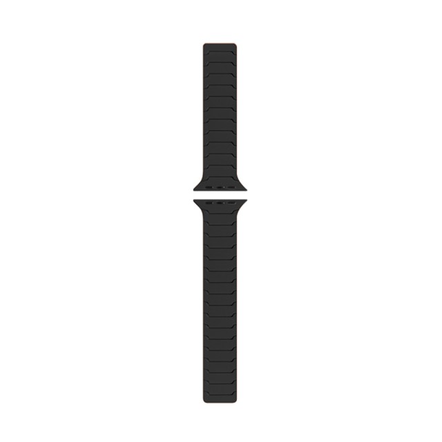 Watchband Hoco WA39 Flex Series 44/45/46/49mm Silicon Strap για Apple Watch series 1/2/3/4/5/6/7/8/9/se/ultra1/ultra2 Μαύρο με Πορτοκαλί