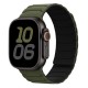 Watchband Hoco WA39 Flex Series 44/45/46/49mm Silicon Strap για Apple Watch series 1/2/3/4/5/6/7/8/9/se/ultra1/ultra2 Χακί με Μαύρο
