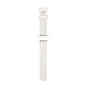 Watchband Hoco WA38 Time Series 38/40/41/42mm Silicon Strap για Apple Watch series 1/2/3/4/5/6/7/8/9/SE/SE2 Λευκό