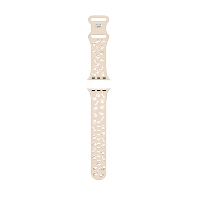 Watchband Hoco WA38 Time Series 44/45/46/49mm Silicon Strap για Apple Watch series 1/2/3/4/5/6/7/8/9/se/ultra1/ultra2 Μπεζ