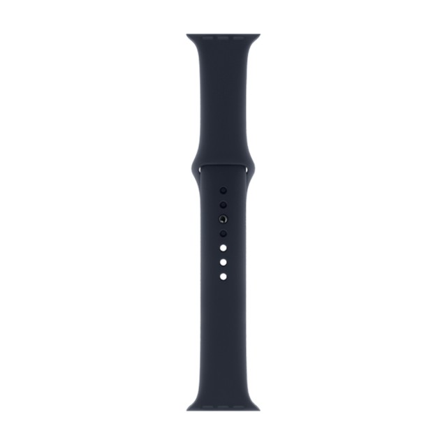 Watchband Hoco WA37 44/45/46/49mm Fluorine Rubber για Apple Watch series 1/2/3/4/5/6/7/8/9/se/ultra1/ultra2 Μαύρο
