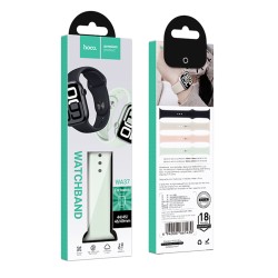Watchband Hoco WA37 44/45/46/49mm Fluorine Rubber για Apple Watch series 1/2/3/4/5/6/7/8/9/se/ultra1/ultra2 Light Lotus