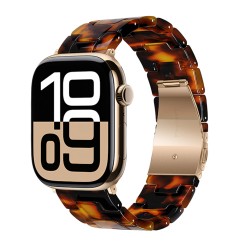 Watchband Hoco WA36 Elegant Series 38/40/41/42mm Πλαστικό Μπρασελέ Strap για Apple Watch series 1/2/3/4/5/6/7/8/9/SE/SE2 Ταρταρούγα