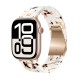 Watchband Hoco WA36 Elegant Series 38/40/41/42mm Πλαστικό Μπρασελέ Strap για Apple Watch series 1/2/3/4/5/6/7/8/9/SE/SE2 Nougat